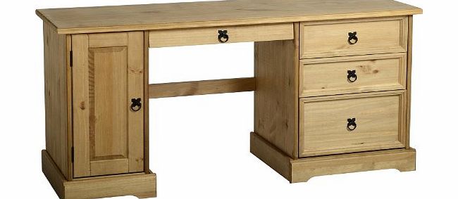 Mercers Furniture Corona Straight Computer Desk, Pine