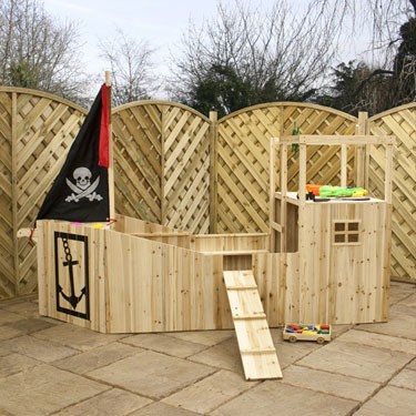 Mercia Garden Products Pirate Ship Playhouse