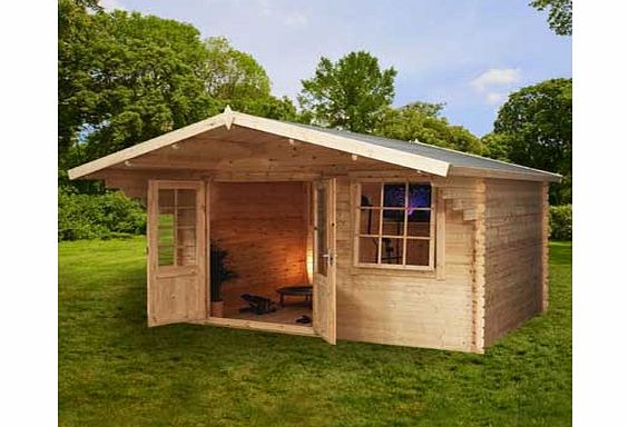Mercia Retreat Traditional Log Cabin 13 x 9.9ft