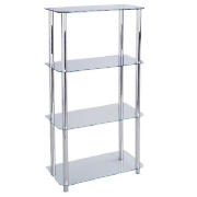 4 shelf Storage, Clear Glass