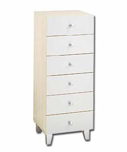 6 Drawer Narrow Chest