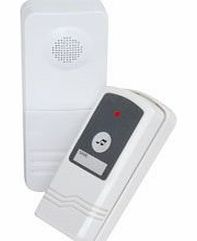 Mercury Splashproof Wireless Alarm Bell System with Remote Control