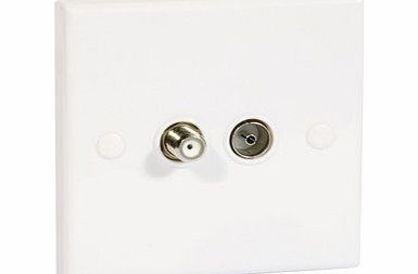 Mercury TV amp; Satellite Wall Outlet