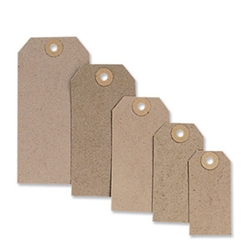 Merit Unstrung Tag 108x54mm Buff Ref TG8024