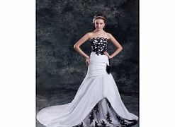 MERMAID Backless 3D-flower Beaded Slit Cathedral