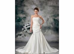 MERMAID Backless Pleated Dropped Bow Draped