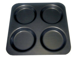 mermaid Hard Anodised 4 hole Yorkshire Pudding