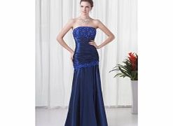 MERMAID Strapless Backless Beading Pleat Dropped