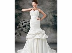 MERMAID Strapless Backless Closed 3D-flower