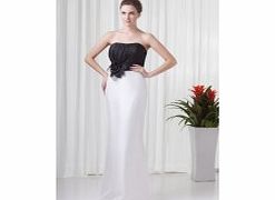Strapless Backless Empire Pleat