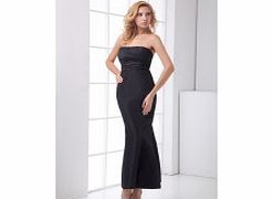 MERMAID Strapless Backless Pleated Empire Bow