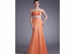 MERMAID Strapless Backless Pleated Empire