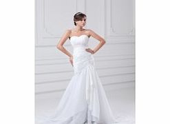 MERMAID Sweetheart Backless Pleat Dropped