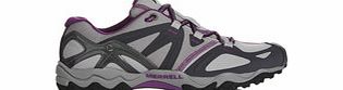 Merrell Grassbow purple and grey trainers