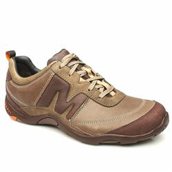 Merrell Male Bypass Leather Upper in Khaki