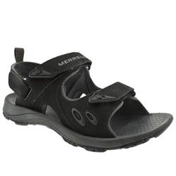 Merrell Male Downstream Sport Manmade Upper in Black