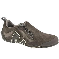 Merrell Male Ell Relay Kick Nubuck Upper Fashion Trainers in Grey