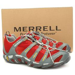 Merrell Male Ell Waterpro Current Fabric Upper in Red