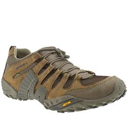 Male Merrell Pivot Leather Upper in Dark Brown