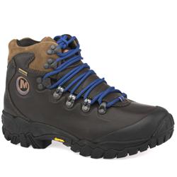 Merrell Male Perimeter Gore Tex Leather Upper in Dark Brown