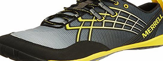 Merrell Mens Trail Glove 2 Trail Running Shoes J41775 Wild Dove/Lemon 42 EU/8 UK