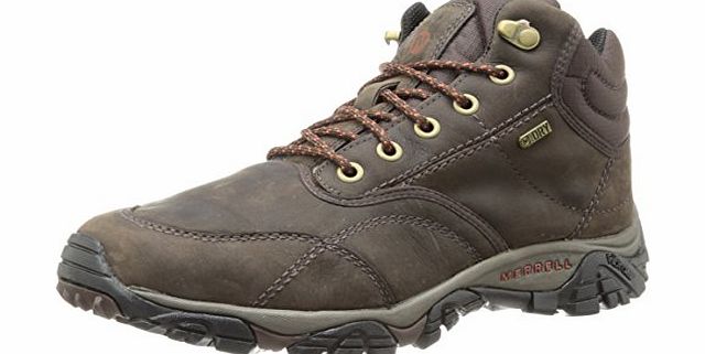 Merrell Moab Rover Mid Waterproof, Men High Rise Hiking Shoes, Brown (Espresso), 13 UK (49 EU)