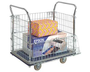 Mesh surround trolley