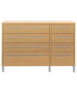 Messina Chest of Drawers 4   4 - Oak