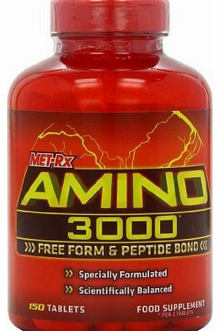 Met-Rx  Amino 3000 Muscle Size and Recovery Tablets - Tub of 150