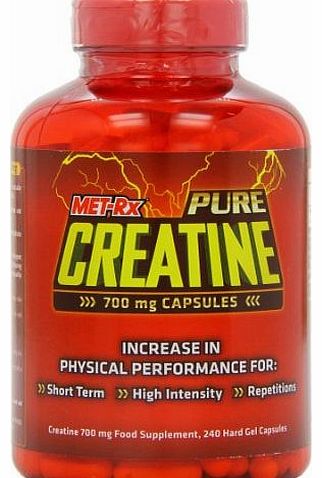 Met-Rx  Pure Creatine Muscle Force and Endurance Capsules - Tub of 240