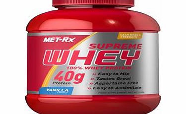 Met-Rx Supreme Whey Vanilla 5lb