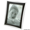 Metal and Leather Photo Frame 5` x 7`
