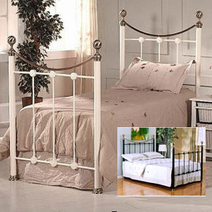 Metal Beds Oxford 4FT Small Double Metal Bedstead