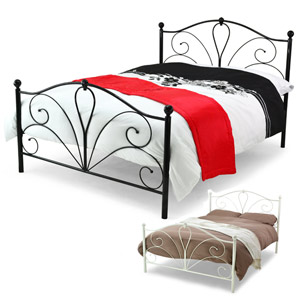 Romance 4FT Small Double Metal Bedstead