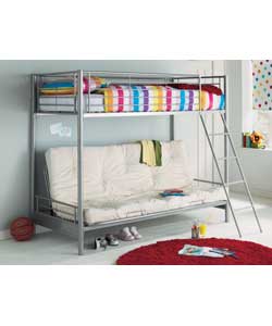 Bunk Bed with Natural Futon Mattress -