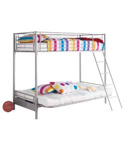 Bunk Bed with Natural Futon Mattress