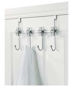 Metal Flower Over The Door Hooks