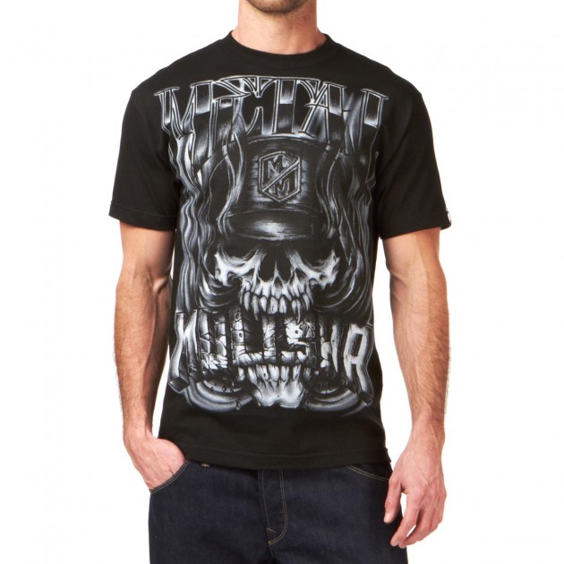 Metal Mulisha Mens Metal Mulisha Crusher T-Shirt - Black