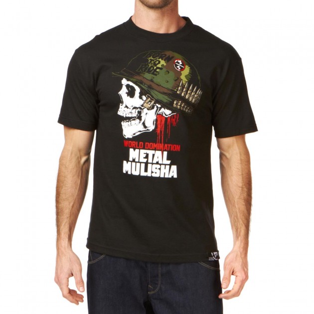 Metal Mulisha Mens Metal Mulisha Full Metal T-Shirt - Black