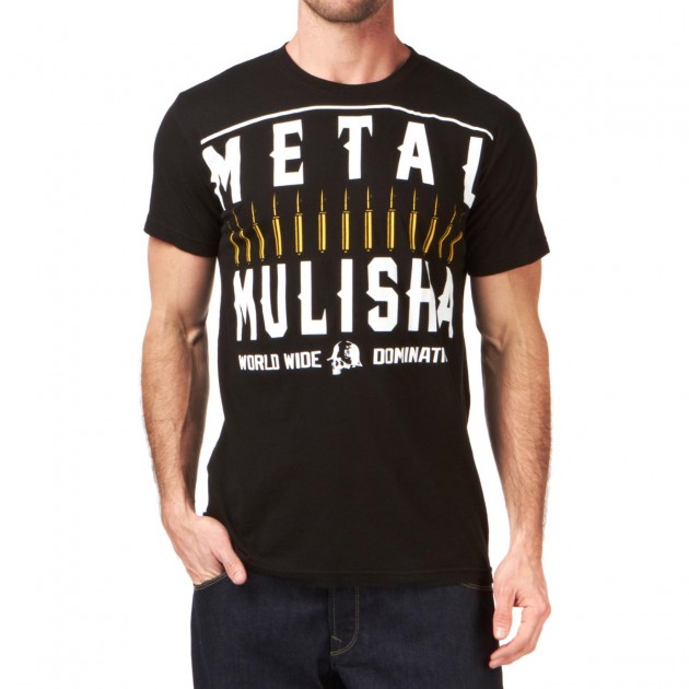 Metal Mulisha Mens Metal Mulisha Loaded Custom T-Shirt - Black