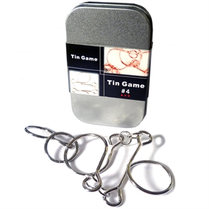 Metal Puzzle in a Tin