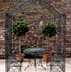 Metal Rose Arch with Seats