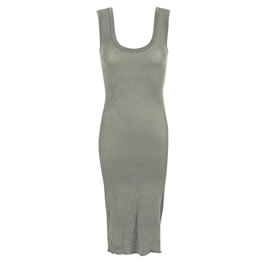 Metalicusfashion Metalicus Cottonbods Tank Dress in Pewter