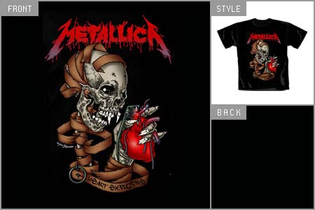 metallica (Heart Explosive) T-shirt