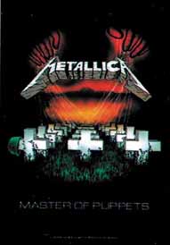 Metallica Master Of Puppets Textile Poster