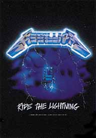 Metallica Ride The Lightning Textile Poster