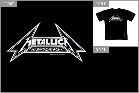 metallica (Young Metal Attack) T-shirt