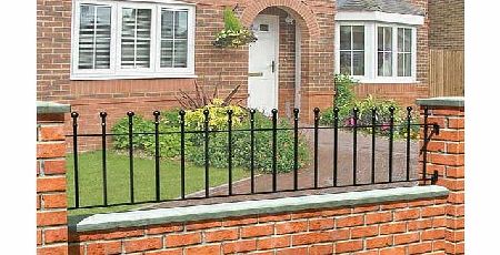 Metpost Wenlock Ball Top Steel Rail