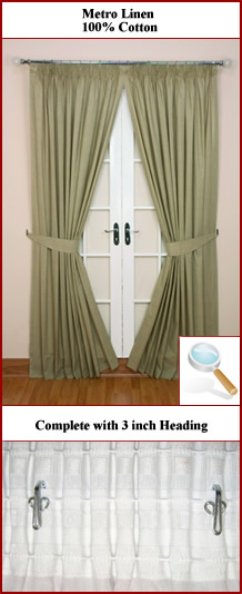 metro Linen Curtains