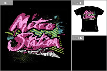 METRO STATION (80s) Skinny T-shirt